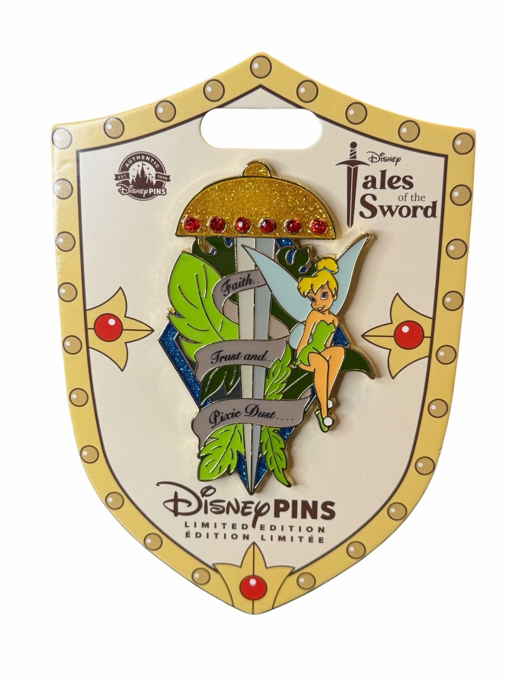 Disney Tales of the Sword Tinker Bell Peter Pan Pin LE 3000 2024